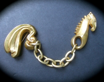 Collier Vintage Talosel Line Vautrin Monique Védié - Bijou Ancien Années 1960 - Collier Mi-long - Fabriqué En France