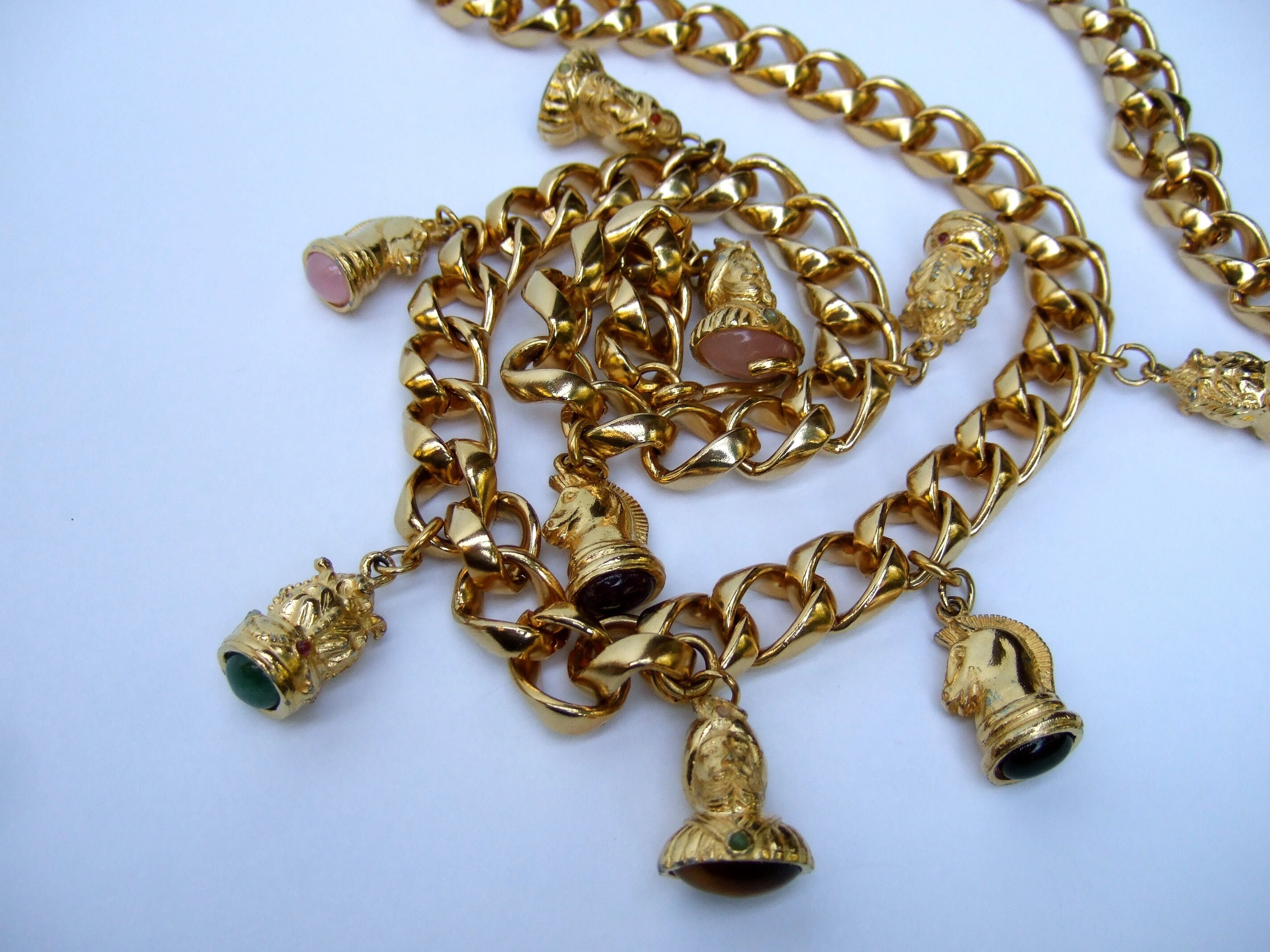 Vintage Judith Leiber Charm Belt Stunning JUDITH LEIBER Vintage 1980 main image 3