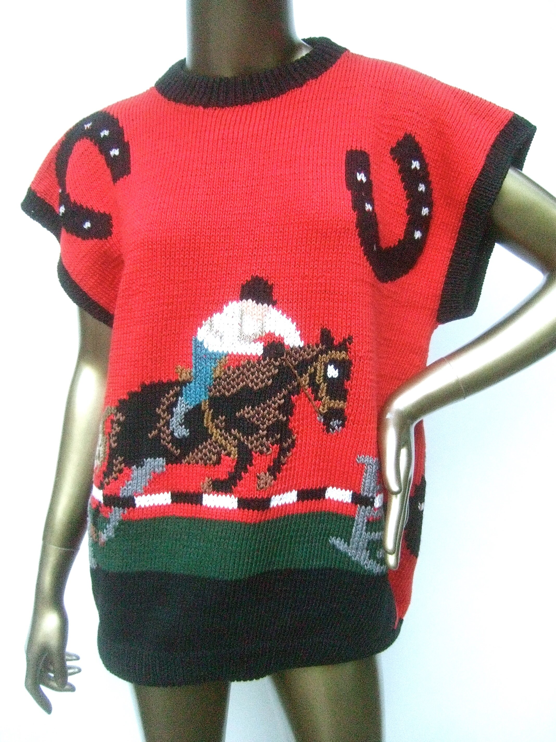 Horse Sweater - Etsy