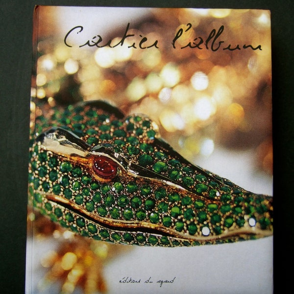 CARTIER L' Album Rare Satin Bound Jewelry & Avant-garde Photography Hardcover Book c 2003