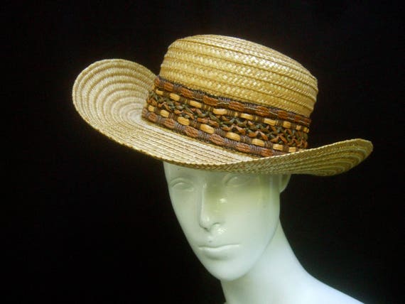 Classic Italian Straw Women's Summer Hat