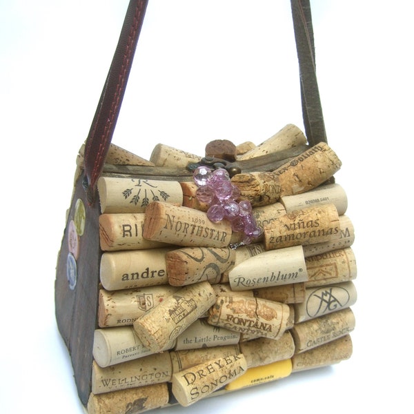 Wine Cork Purse Etsy