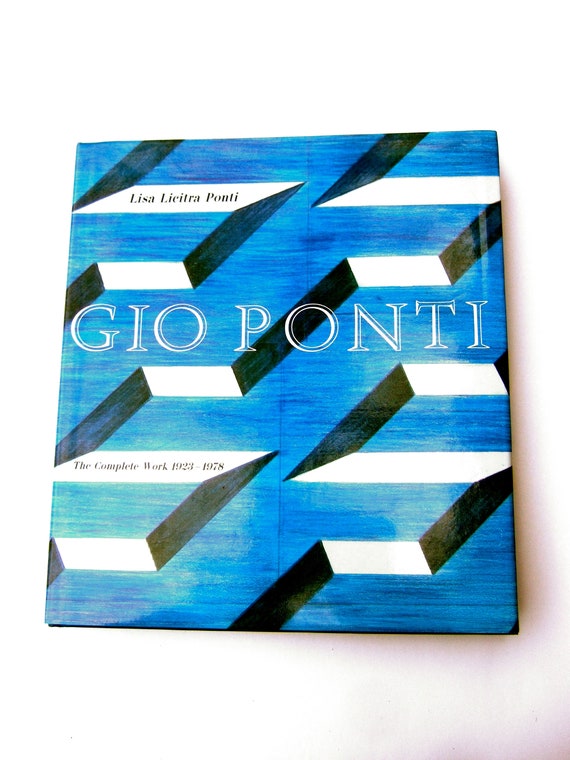 GIO PONTI 作品集 1923-1978 Gio Ponti 1st Edition Rare Hard Cover Book Titled Gio Ponti the