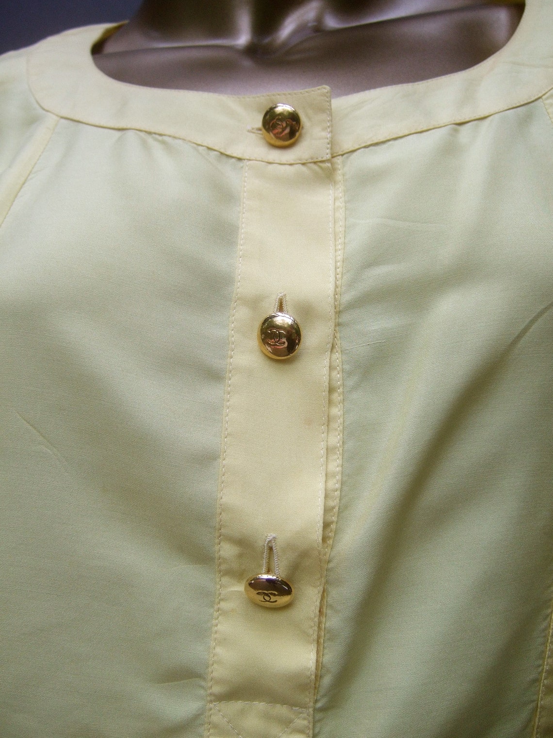 chanel short sleeve button up