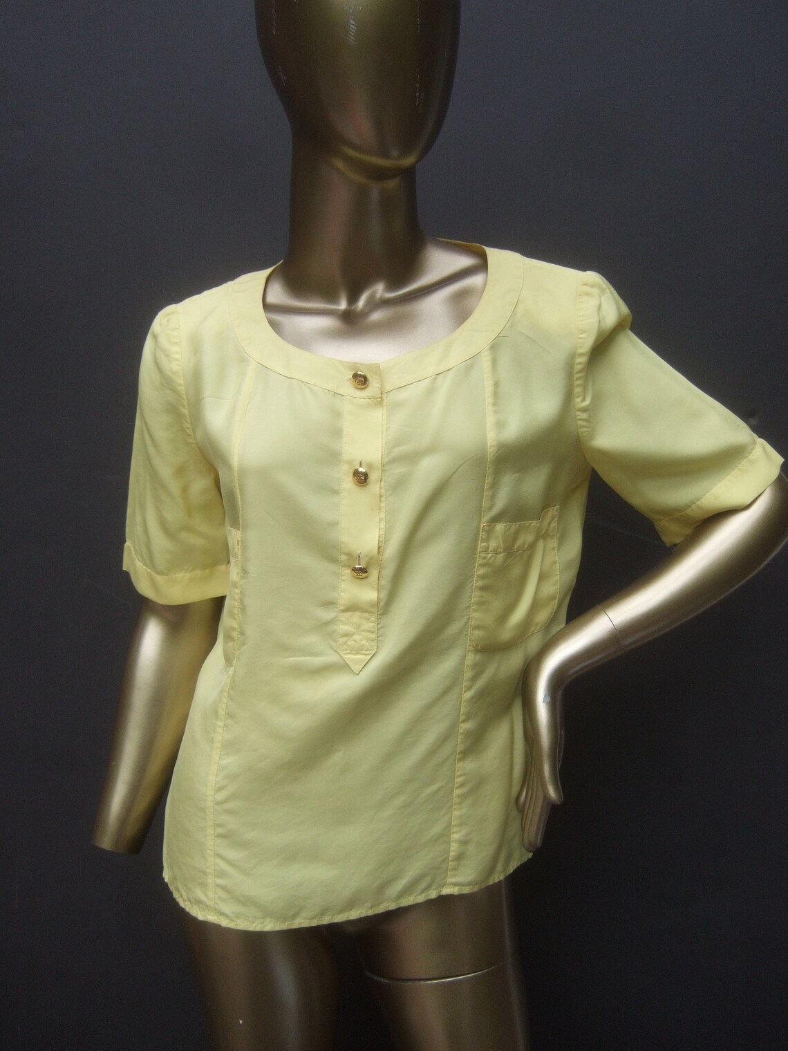 chanel short sleeve button up