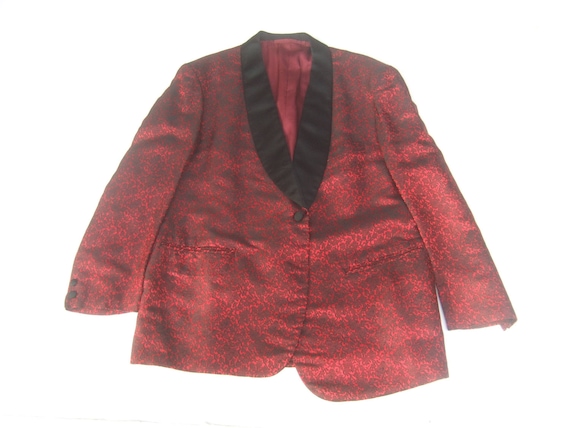Men's Brocade Custom Made "Rat Pack" Style Tux Ja… - image 3