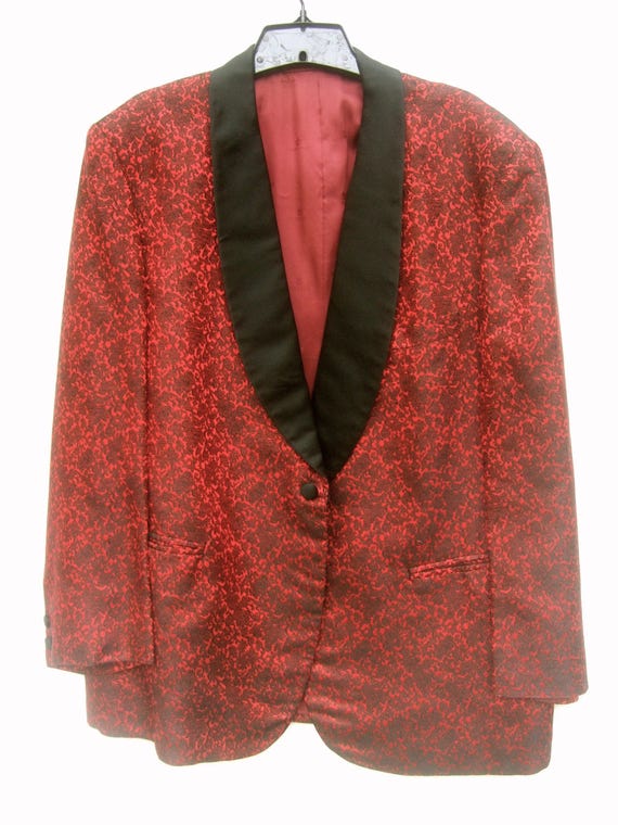 Men's Brocade Custom Made "Rat Pack" Style Tux Ja… - image 5