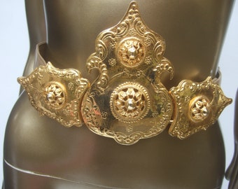William De Lillo Massive Mixed Metal Butterfly Belt. 1968  display picture 2