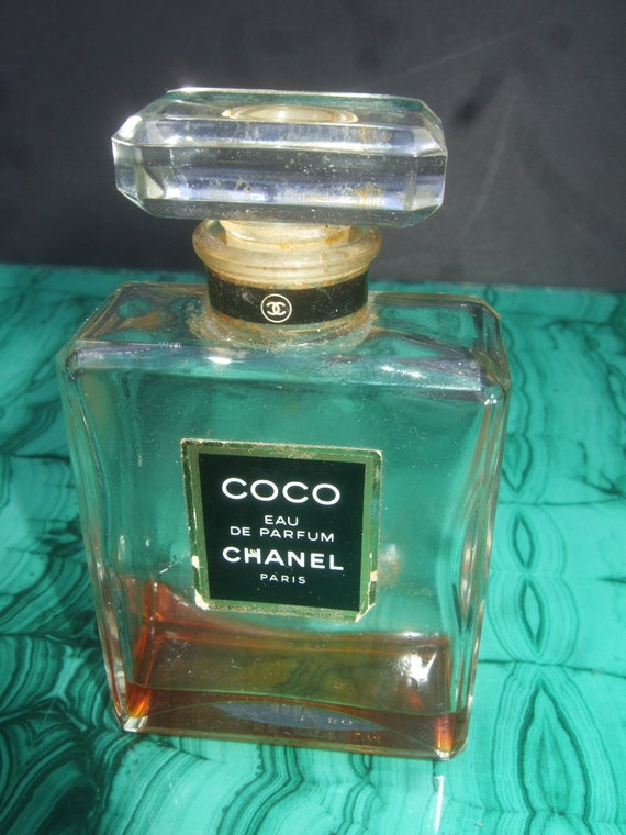 Chanel Vintage Coco Perfume Bottle Collectible Bottle Etsy