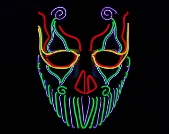High Quality Custom Light Up LED Masks & by ZMadMaskerConcepts