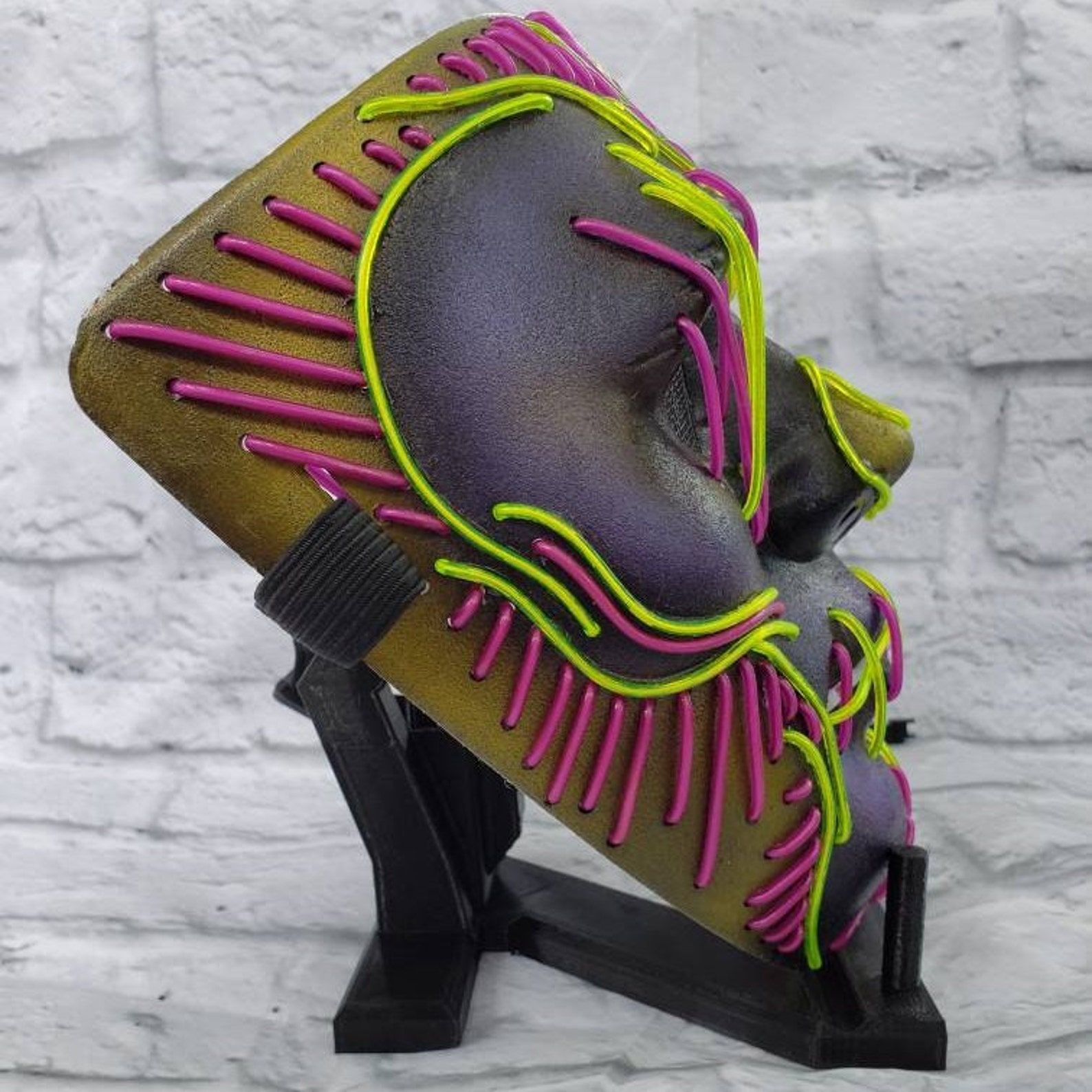 Custom Mask Display Stand 3D Printed Display Stand, Battery Pack Holder