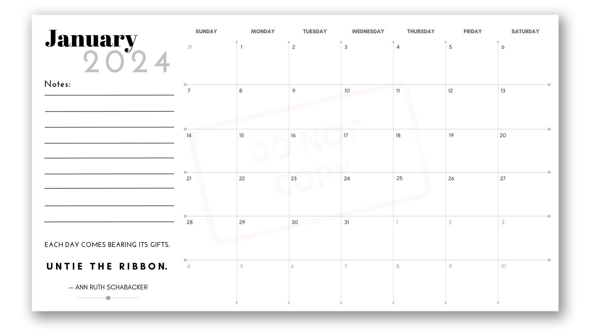 Printable 2024 Monthly Calendar W Inspirational Quotes Etsy printable-2024-monthly-calendar-w-inspirational-quotes-etsy