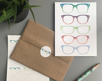 Eye Love Glasses Card Set