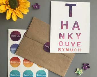 Thank You Very Much Card Set