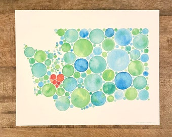 Washington Ishihara Print