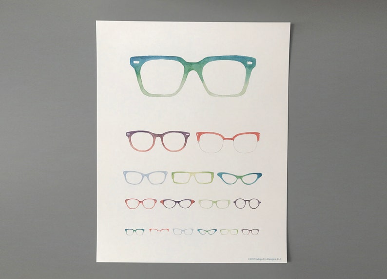 Eyeglass Eye Chart Print image 2