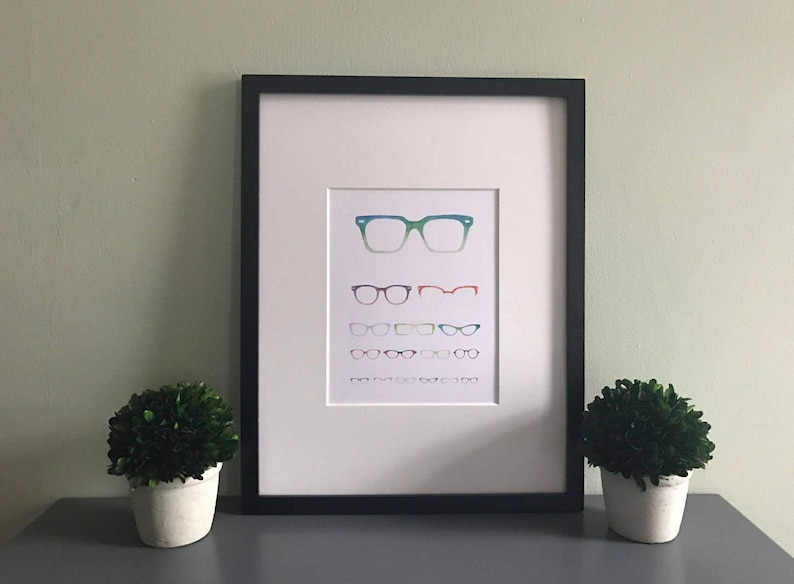 Eyeglass Eye Chart Print image 1