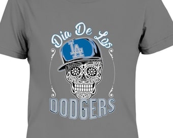 dodgers dia de los muertos t shirt