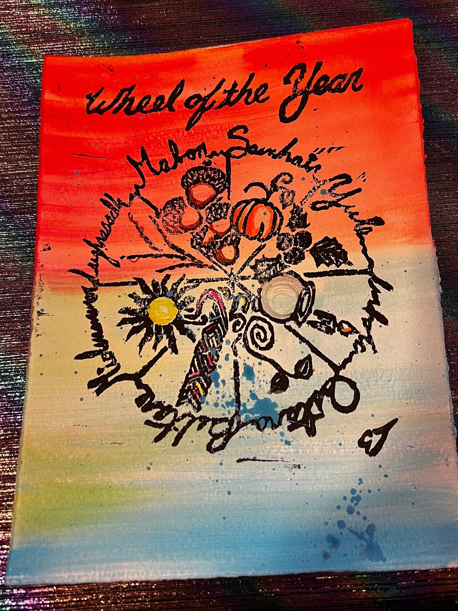 Wiccan Wheel of the Year Etsy
