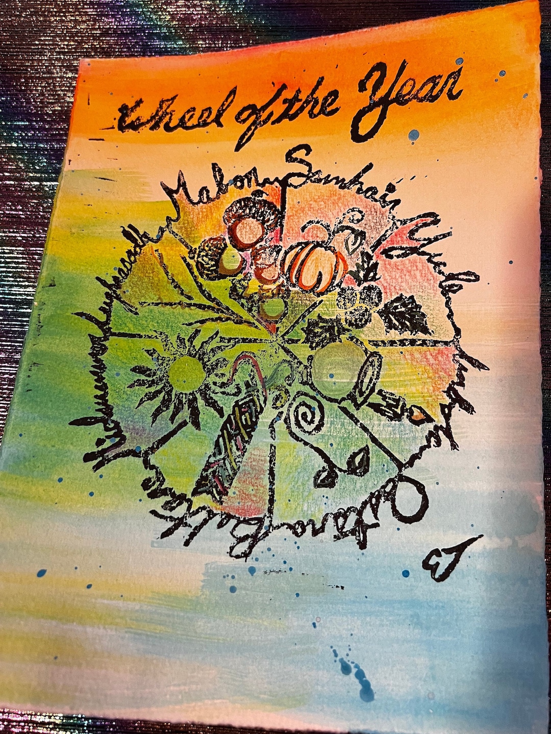 Wiccan Wheel of the Year Etsy
