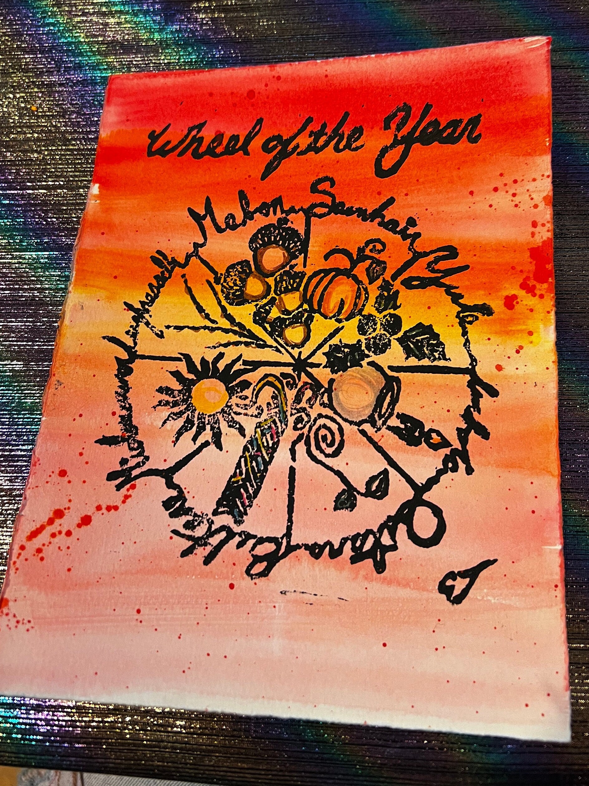 Wiccan Wheel of the Year Etsy