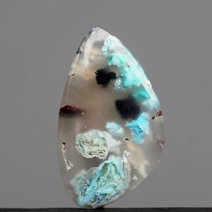 Chrysocolla in Chalcedony Cabochon Jewellery Tools