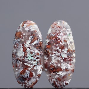 Chrysocolla In Chalcedony With Copper Quartz Pairs