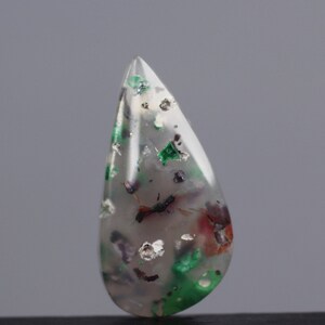 Chrysocolle En Calcédoine Avec Quartz De Cuivre