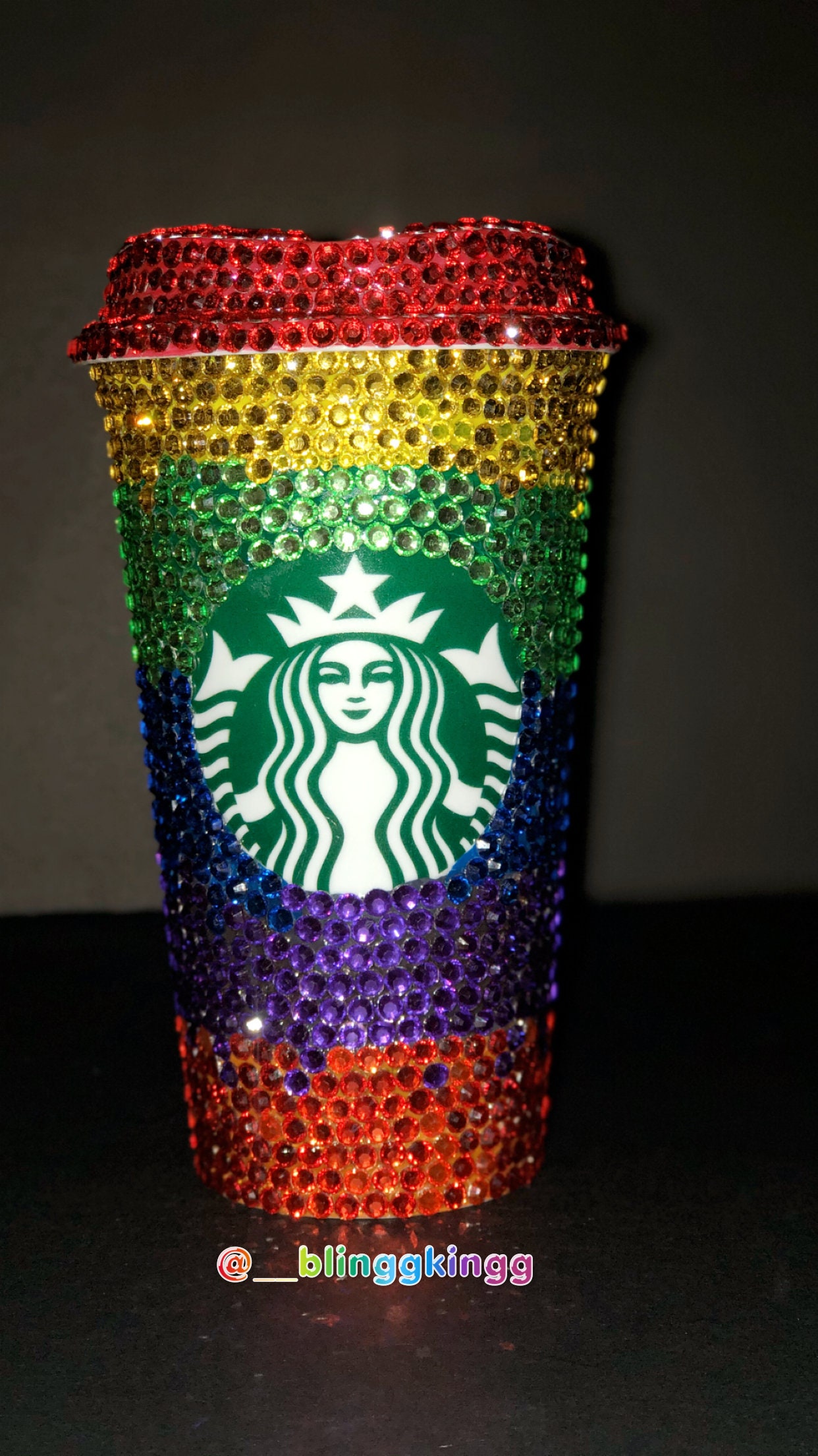 Bling Starbucks Coffee Cup - Etsy