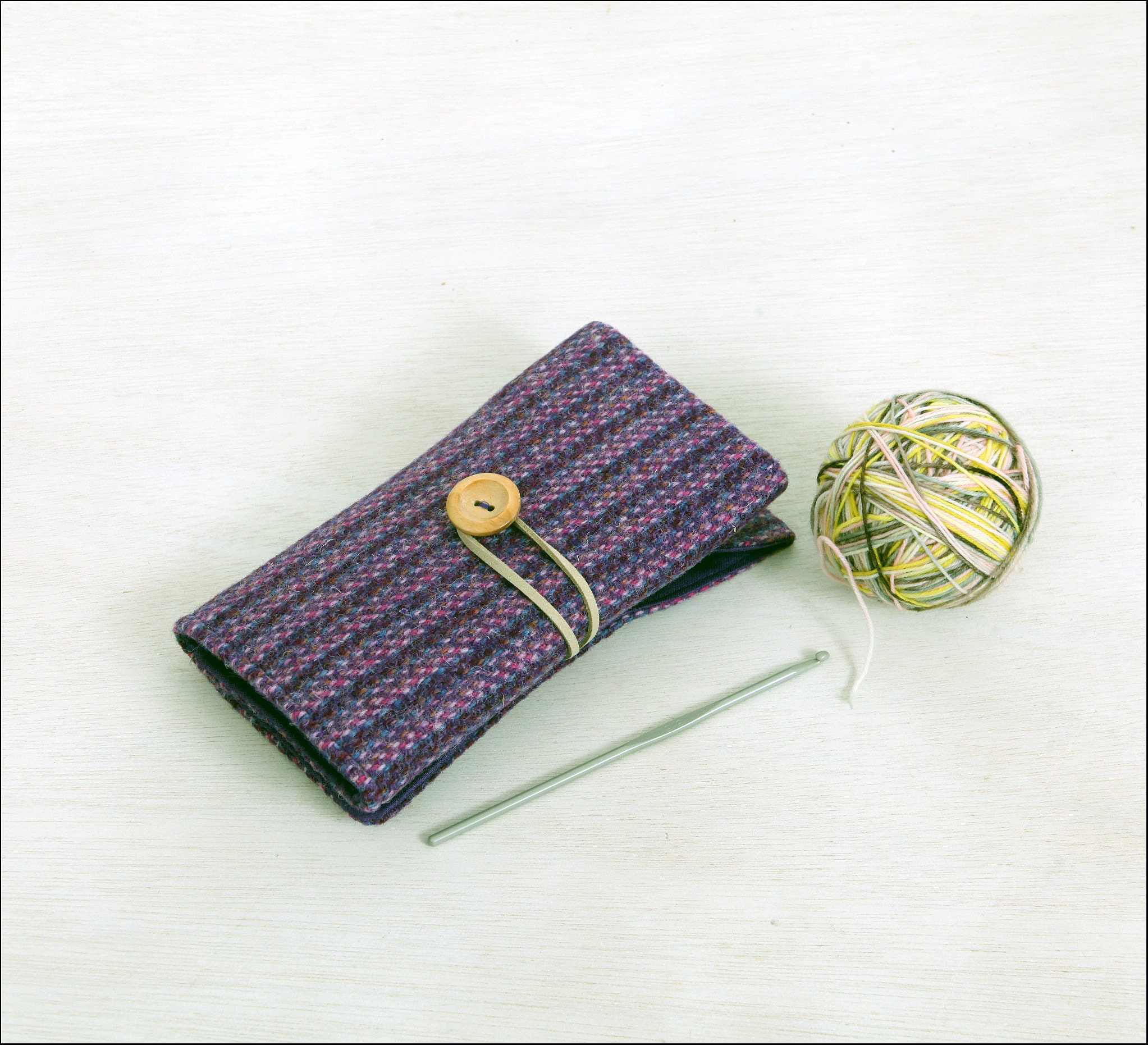 Knitting Loom Hooks Set of 3. Purple, Pink and Green Loom Picks