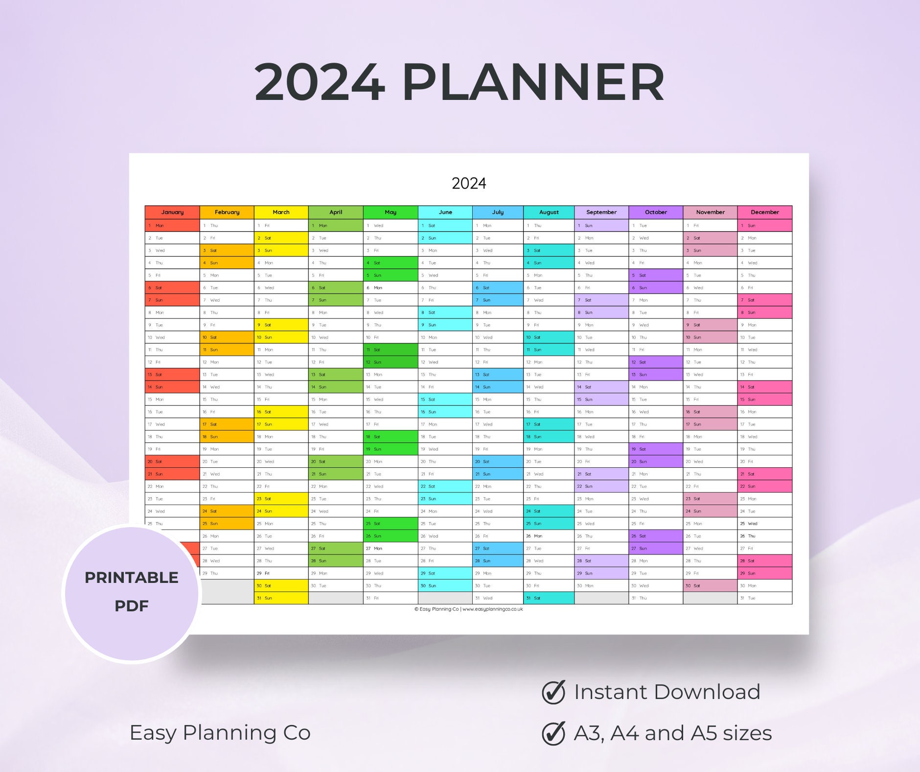 Fiscal Calendars 2024 Free Printable PDF Templates, 48 OFF