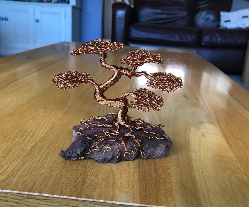 Copper Bonsai Sculpture Upright/ Informal Etsy UK