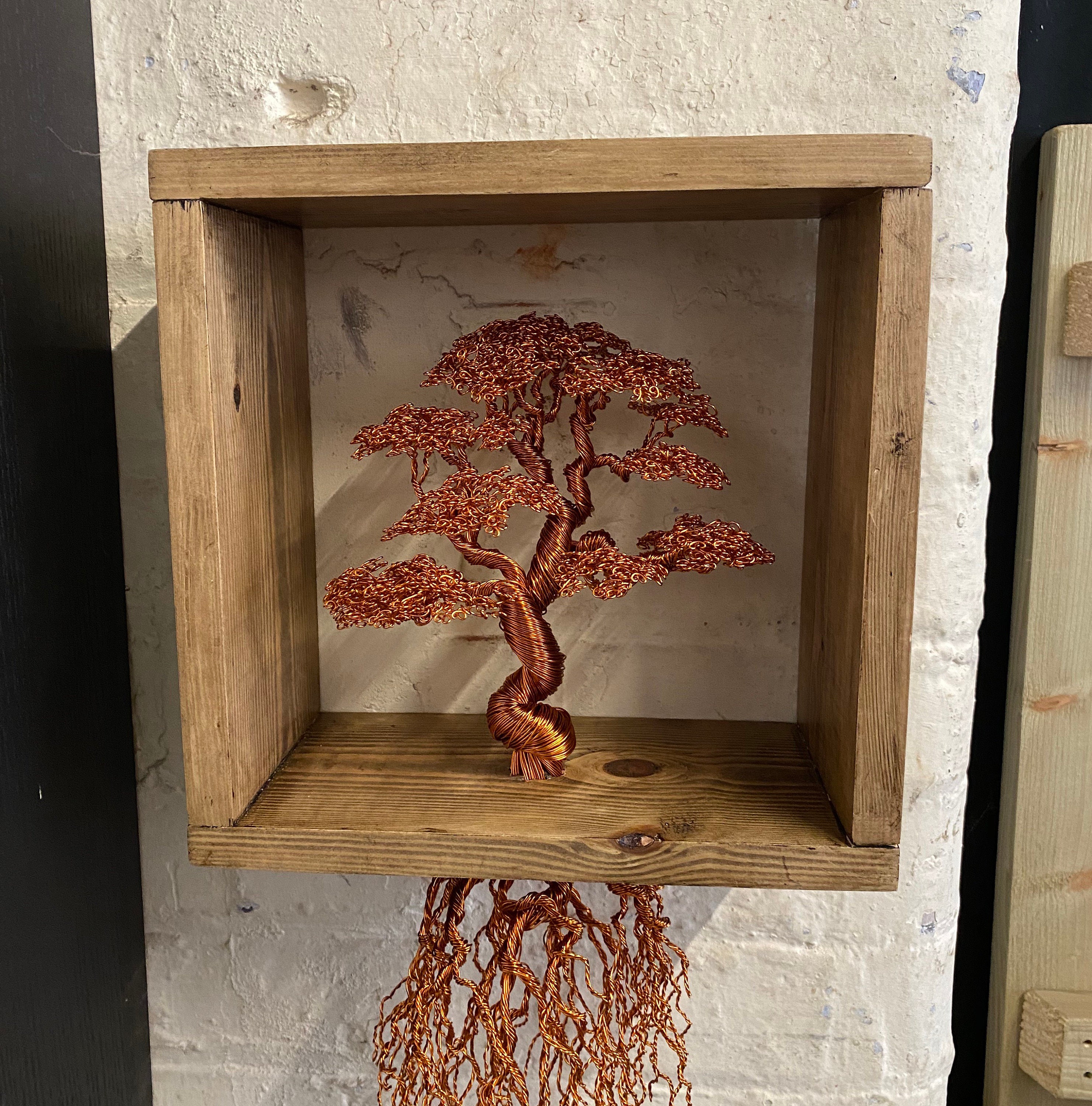 Upright/Informal Framed Bonsai Sculpture Etsy
