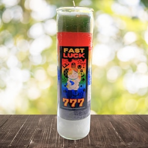 Fast Luck Dressed/Fixed 7 Day Candle