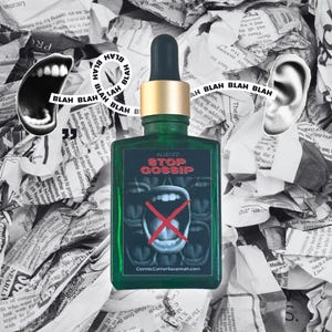 Stop Gossip Oil  || Healing Magickal Oil for anointing, rituals, witchcraft