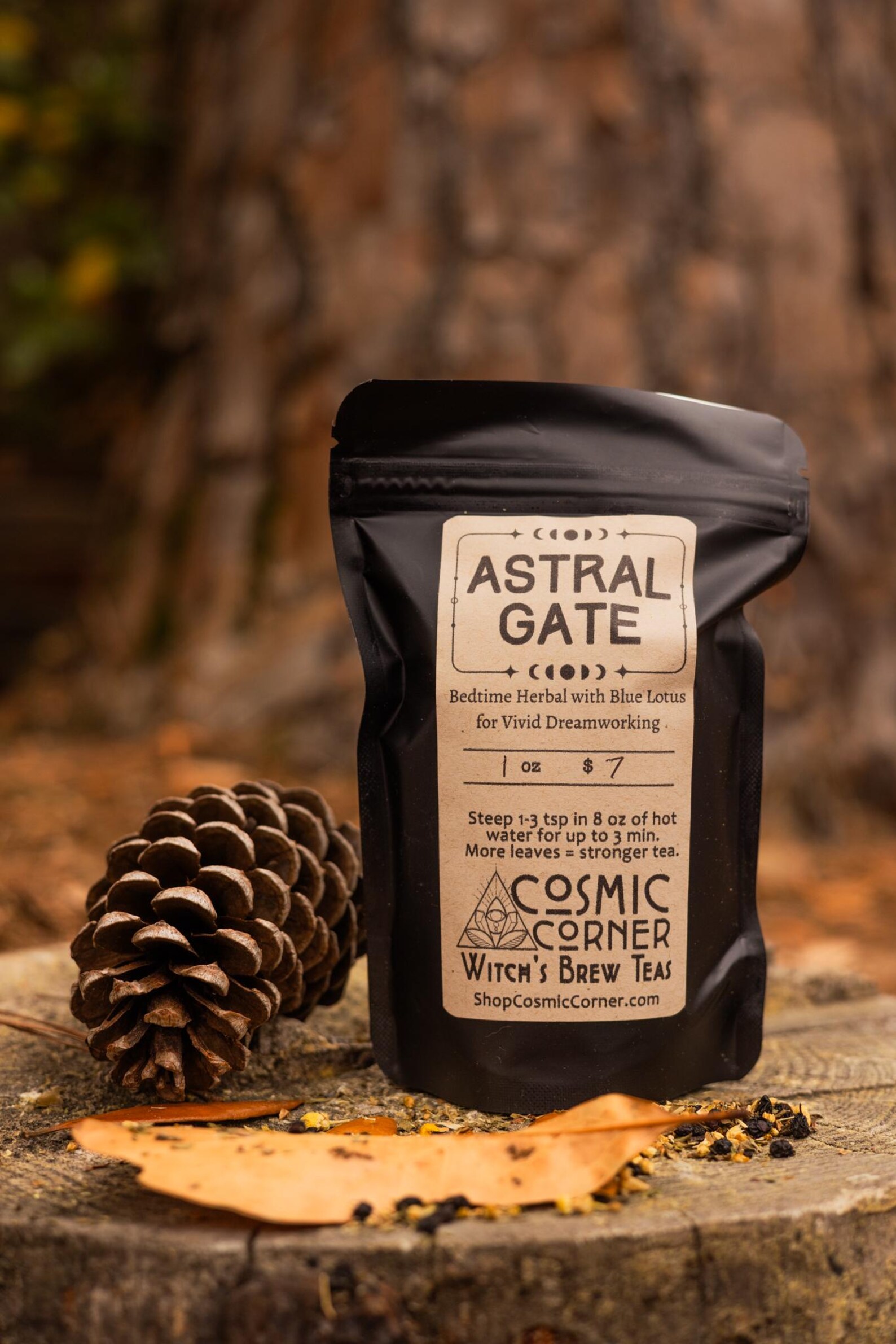 Astral Gate Tea || Bedtime Herbal With Blue Lotus for Vivid ...