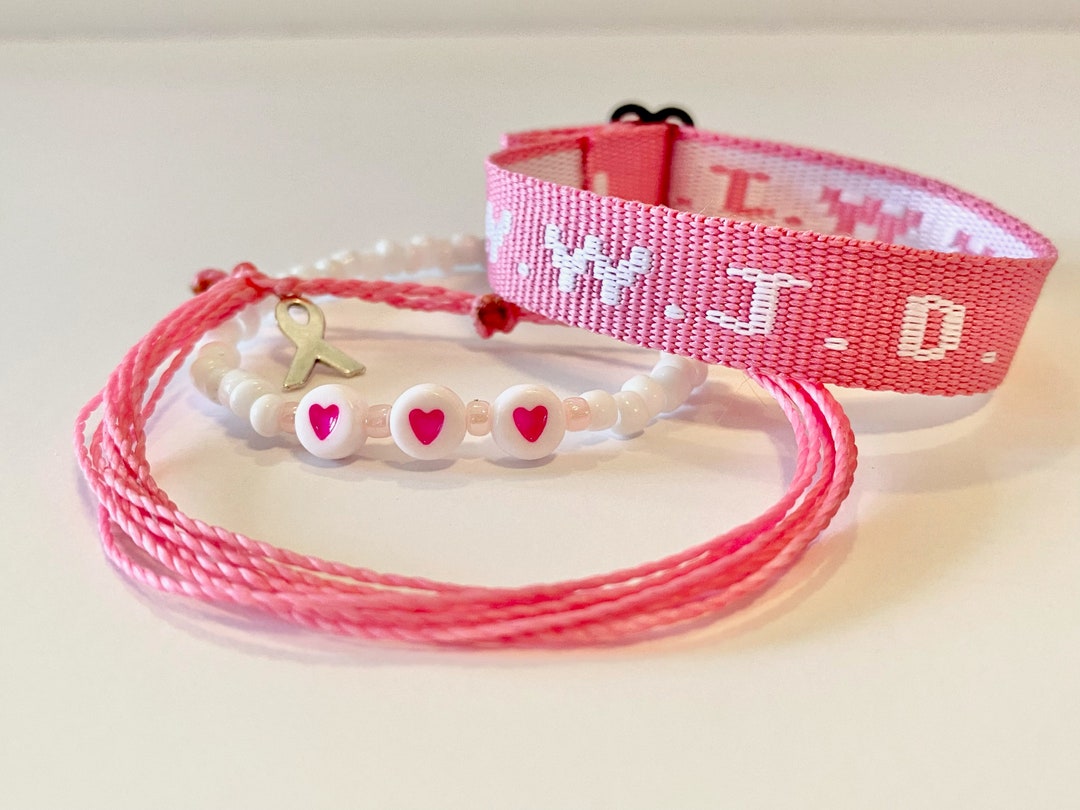 Love Pink W.w.j.d. Bracelet Pack Etsy