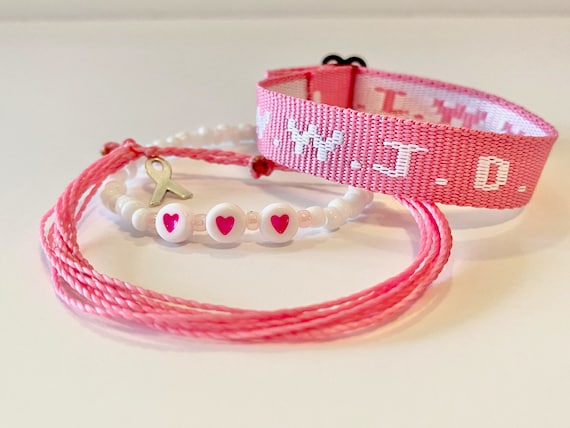 Pink wwjd hotsell bracelet