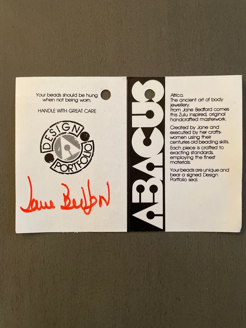 South African Beaded Necklace - Etsy