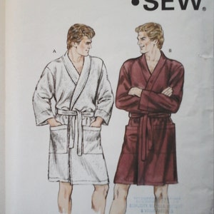 May include: Sewing pattern for a robe with two different styles. The pattern is called "Kwik-Sew" and the pattern number is 1366. The pattern is designed by Kerstin Martensson.