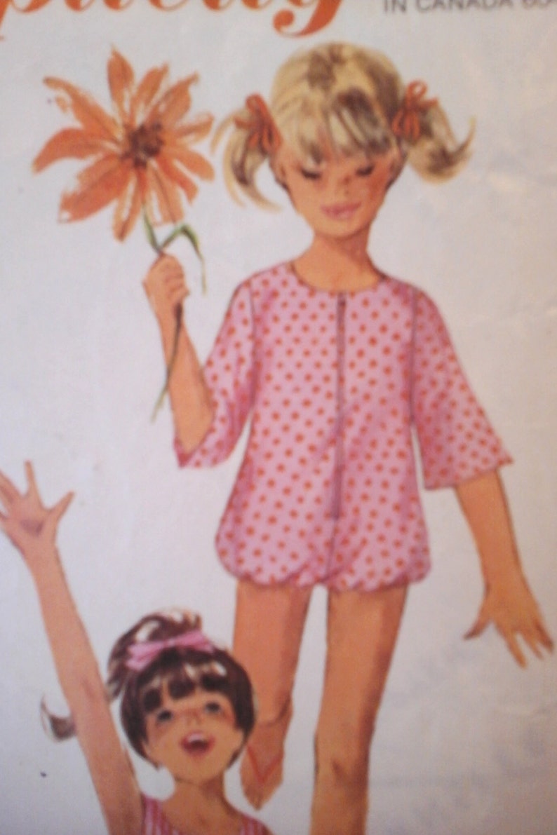 Simplicity 7155 Girls Playsuit or Romper Pattern, size 14