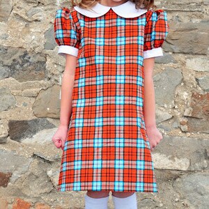 Simplicity 7064 Girls Dress, Apron and Pants Pattern, size 5-6, Vintage Simplicity Girls Pinafore Dress Sewing Pattern, Girls Dress pattern image 6