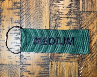 Embroidered Horse Blanket Tag: Cotton Webbing Cable Closure