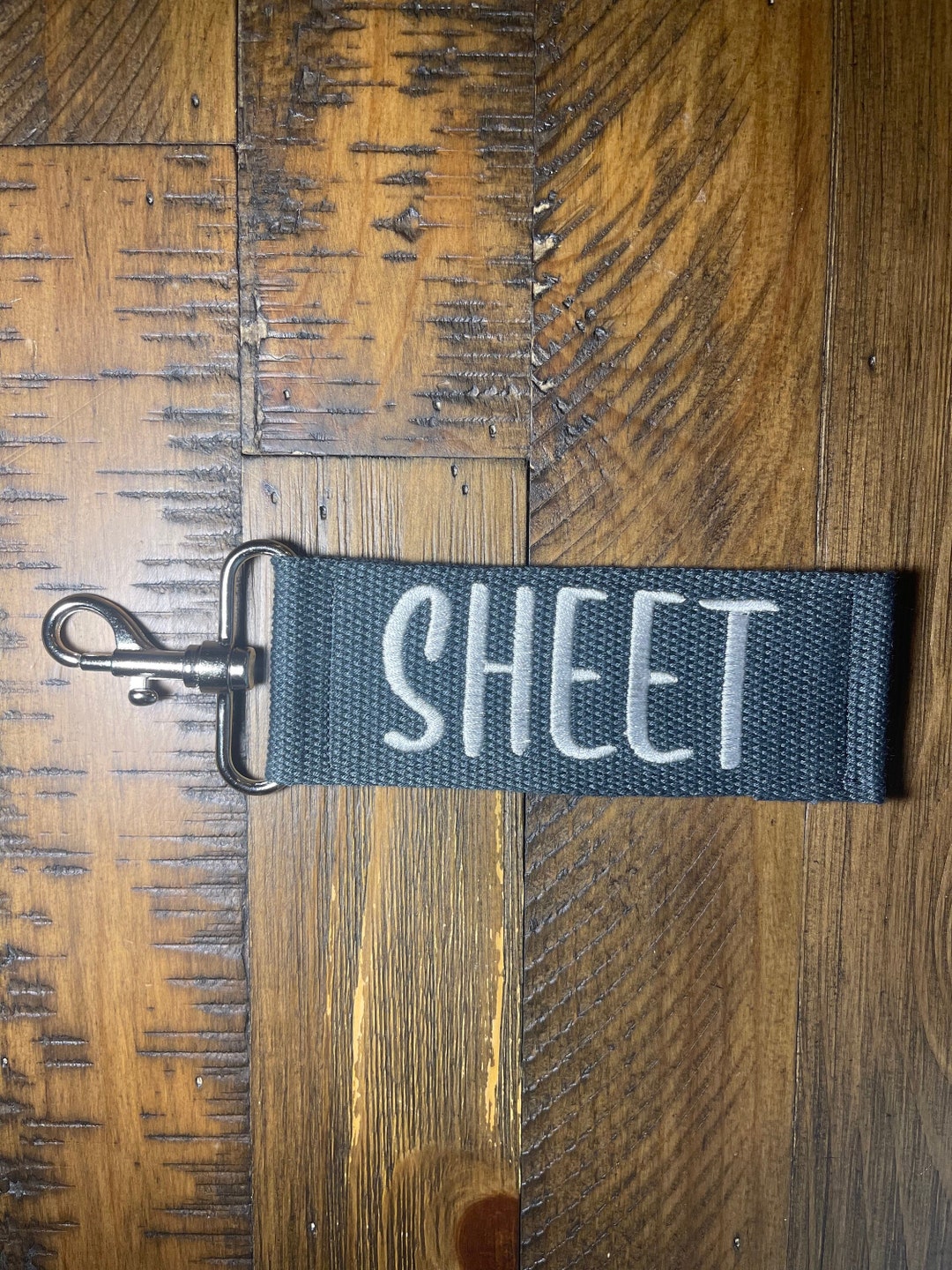 Gray Horse Blanket Name Tag Clip on Embroidered Tag Double Sided Etsy