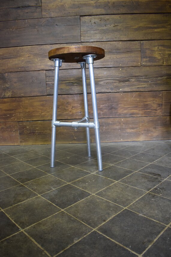Galvanised bar stool deals