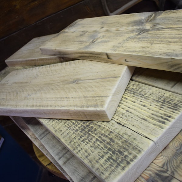 Sanded Reclaimed Scaffold Boards, 22cm Deep, 10cm to 140cm long