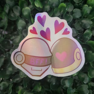 Daft Punk | Digitale liefde | Holografische stickers