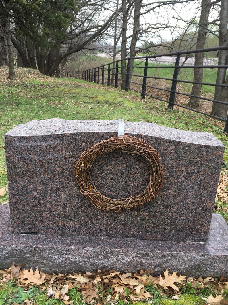 Cemetary Wreath Hanger Headstone Wreath Hanger Tombstone Etsy