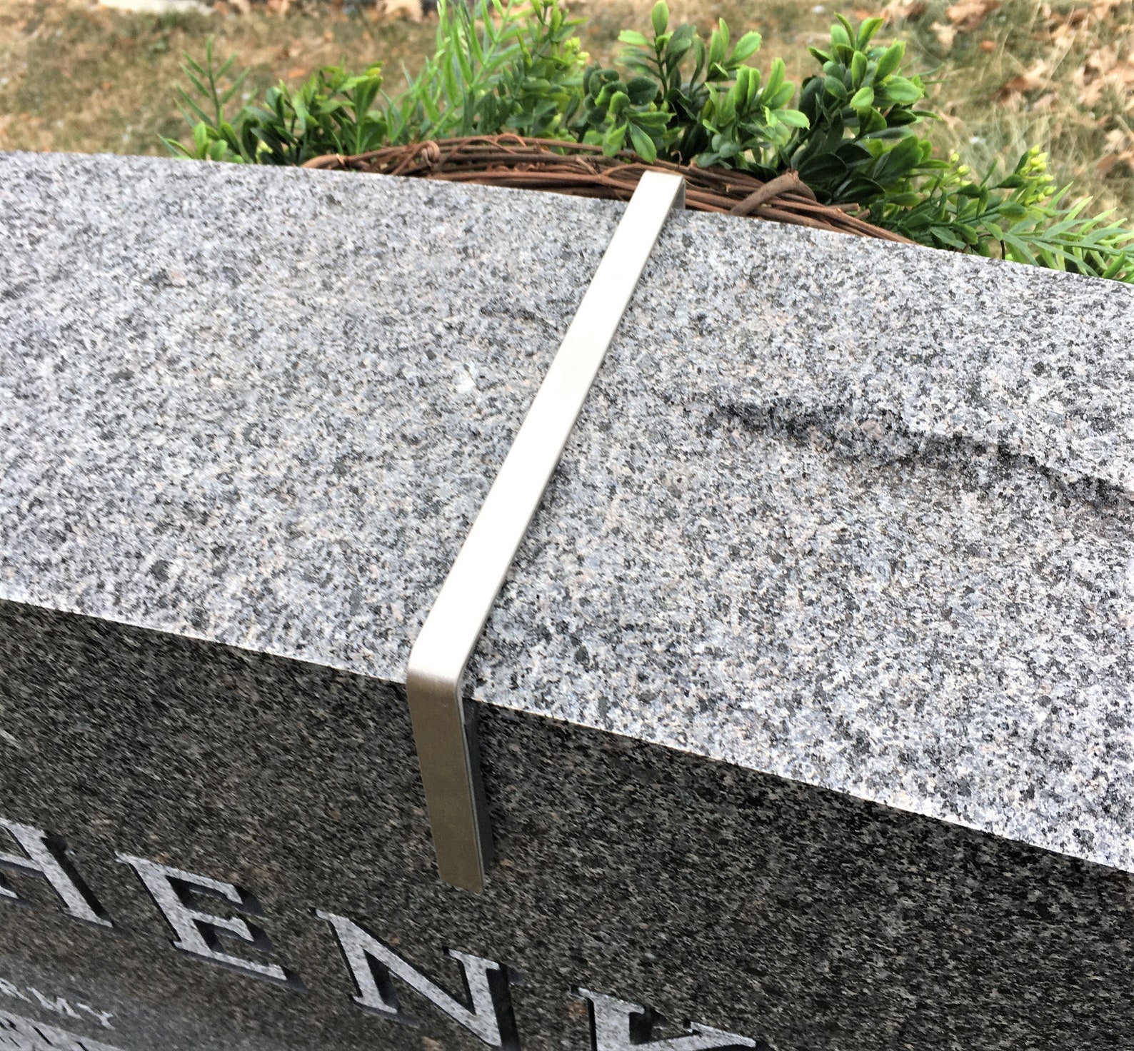 6 Tombstone Wreath Hanger Cemetery Wreath Hanger Etsy