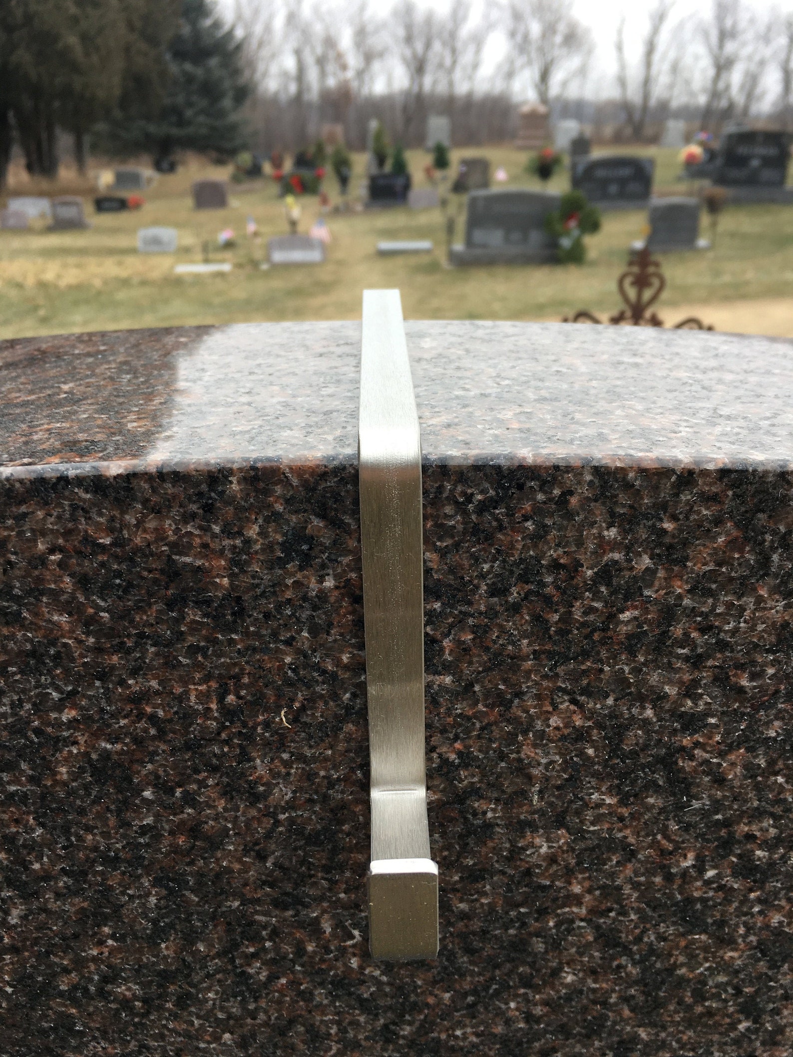 8 Headstone Wreath Hanger Cemetery Wreath Hanger Etsy